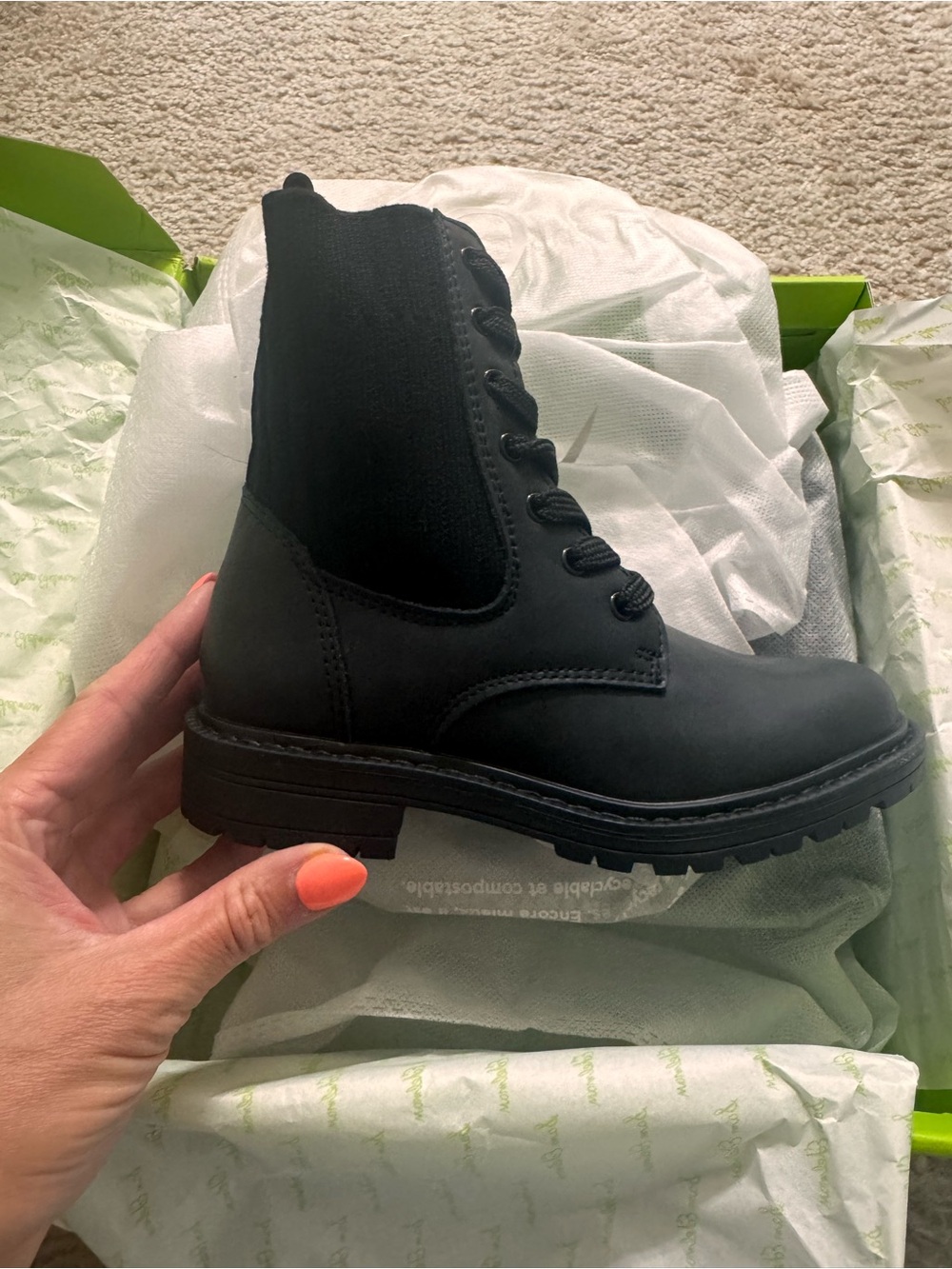 Sam Edelman New in box girls combat boots